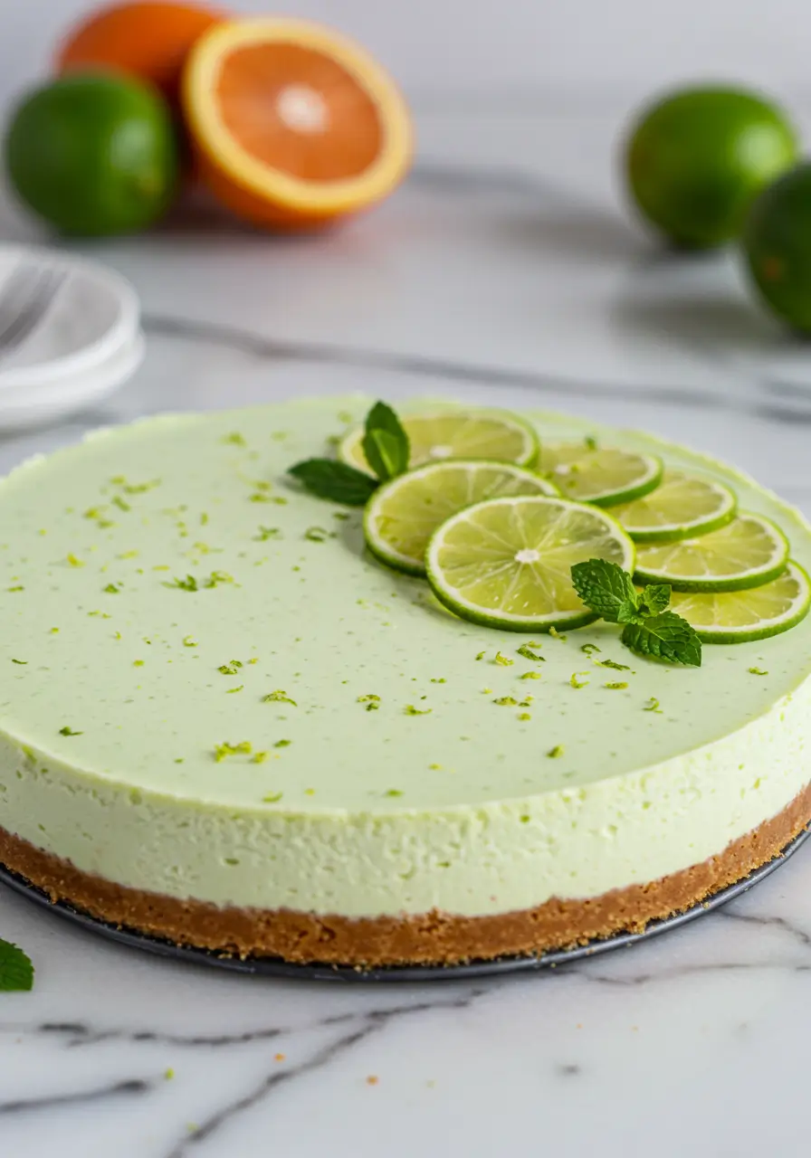 Cheesecake au citron vert