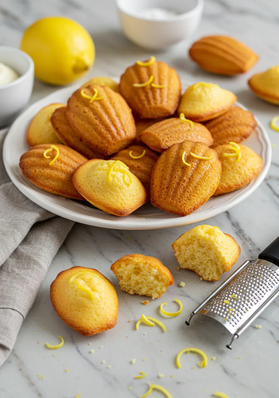 Madeleines au citron