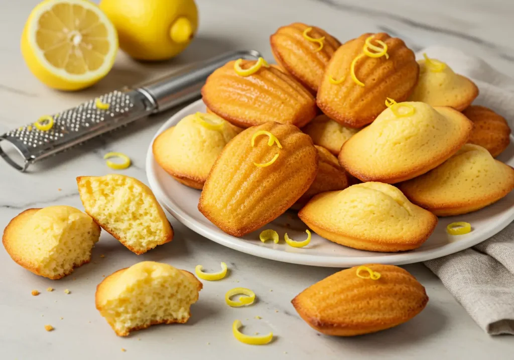 Madeleines au citron