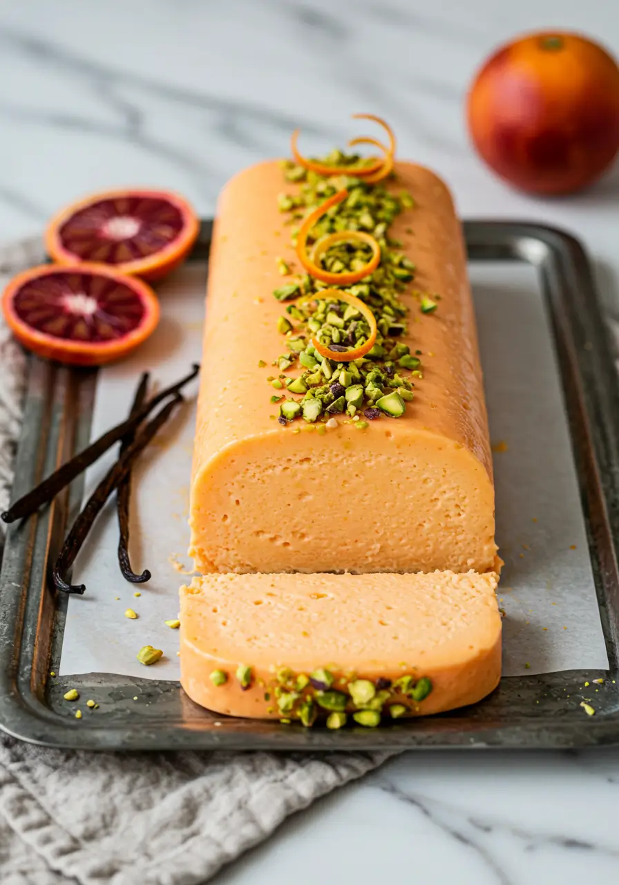 Parfait glacé à l'orange