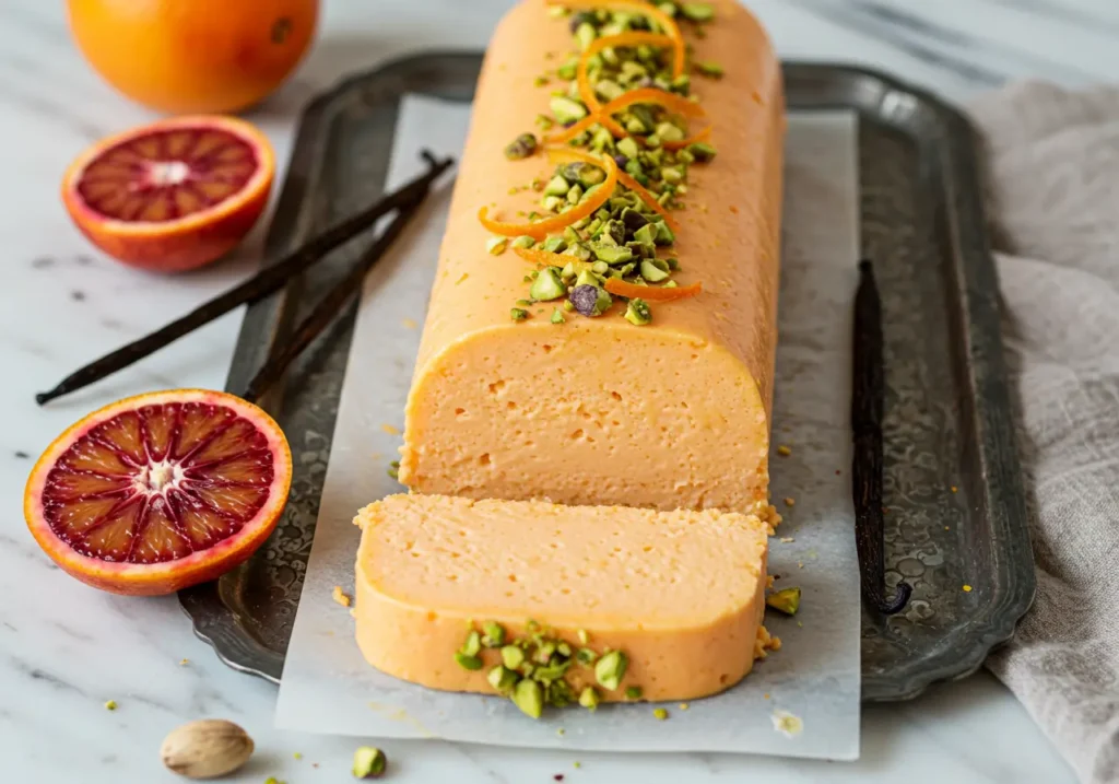 Parfait glacé à l'orange