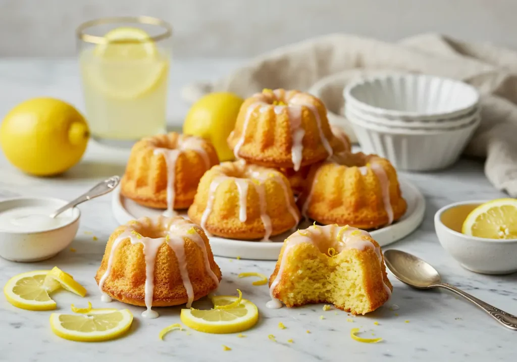 Petits gâteaux moelleux au citron