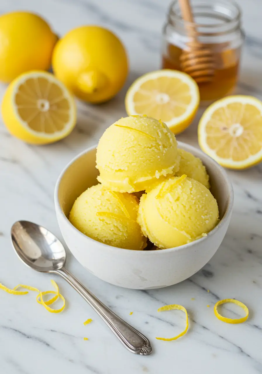 Sorbet au citron