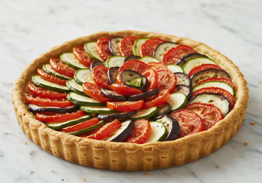 Tarte Provençale aux Légumes 