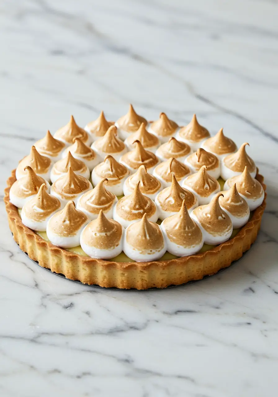 tarte au citron meringuée