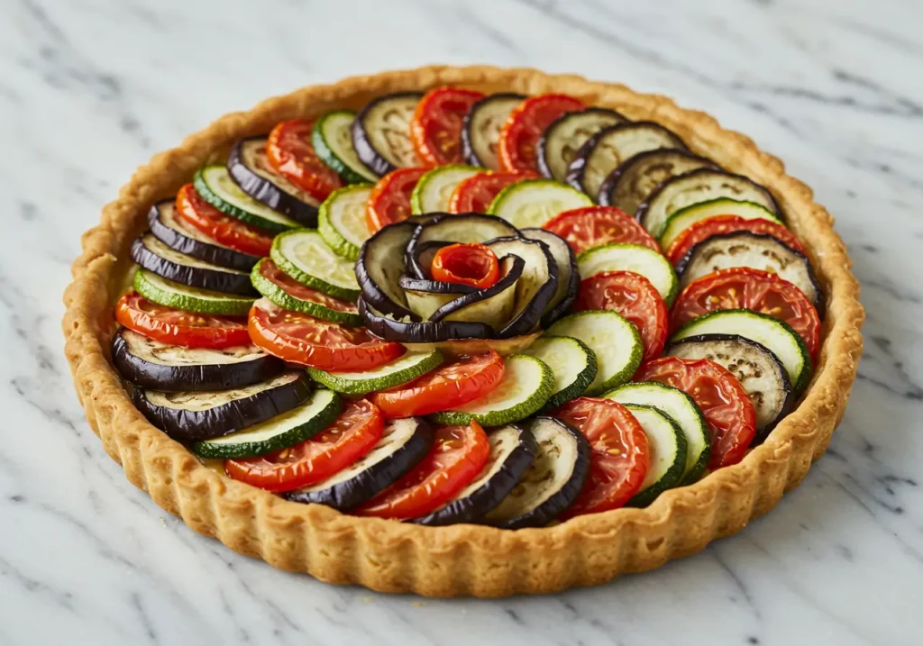 Tarte provençale aux légumes 