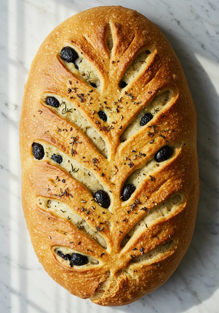 La Fougasse aux Olives et aux Herbes