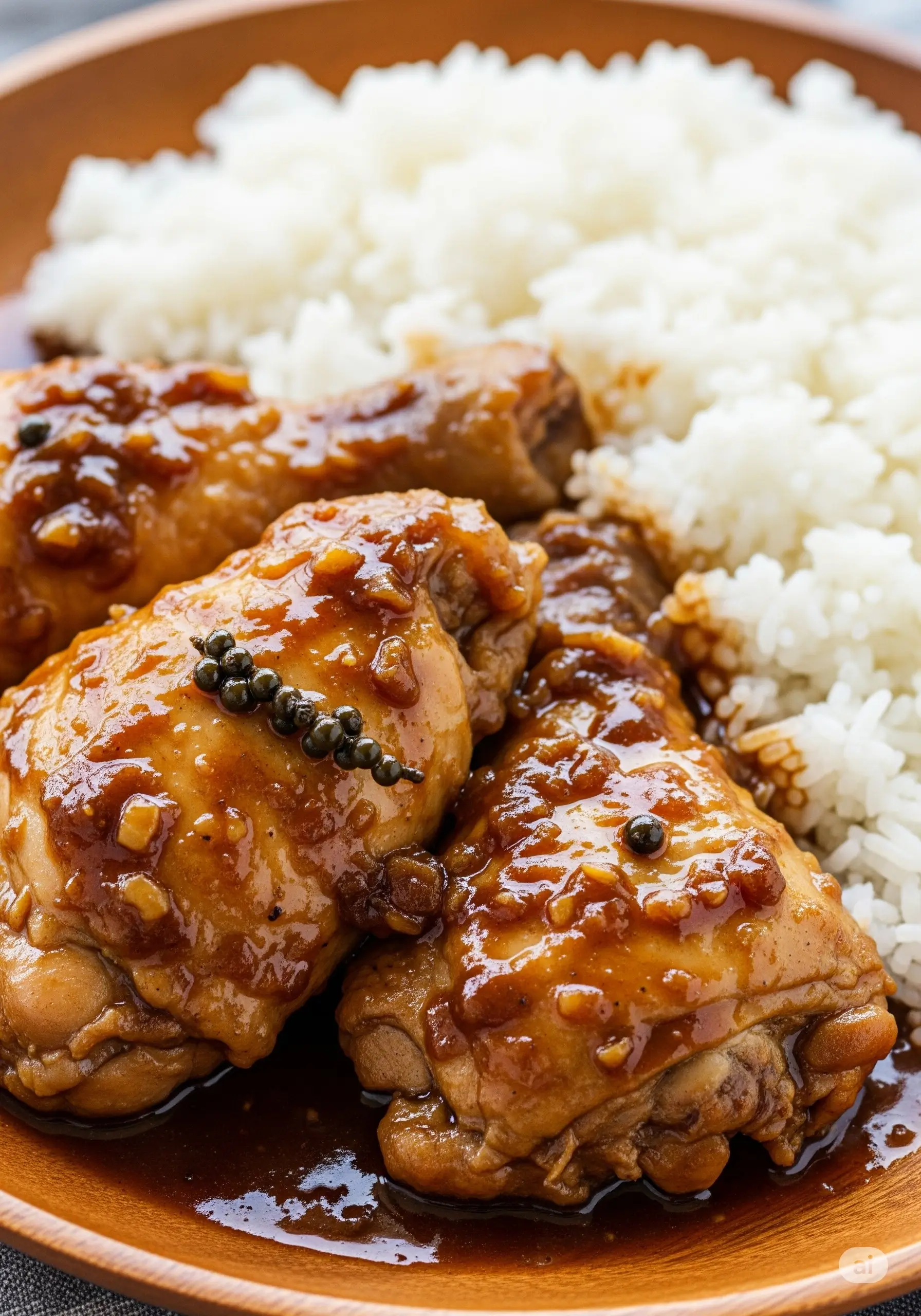 Adobo de poulet philippin