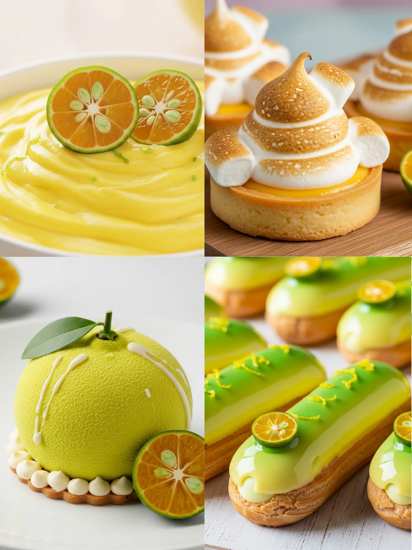 Quatre Desserts Acidulés et Citronnés du Monde Entier