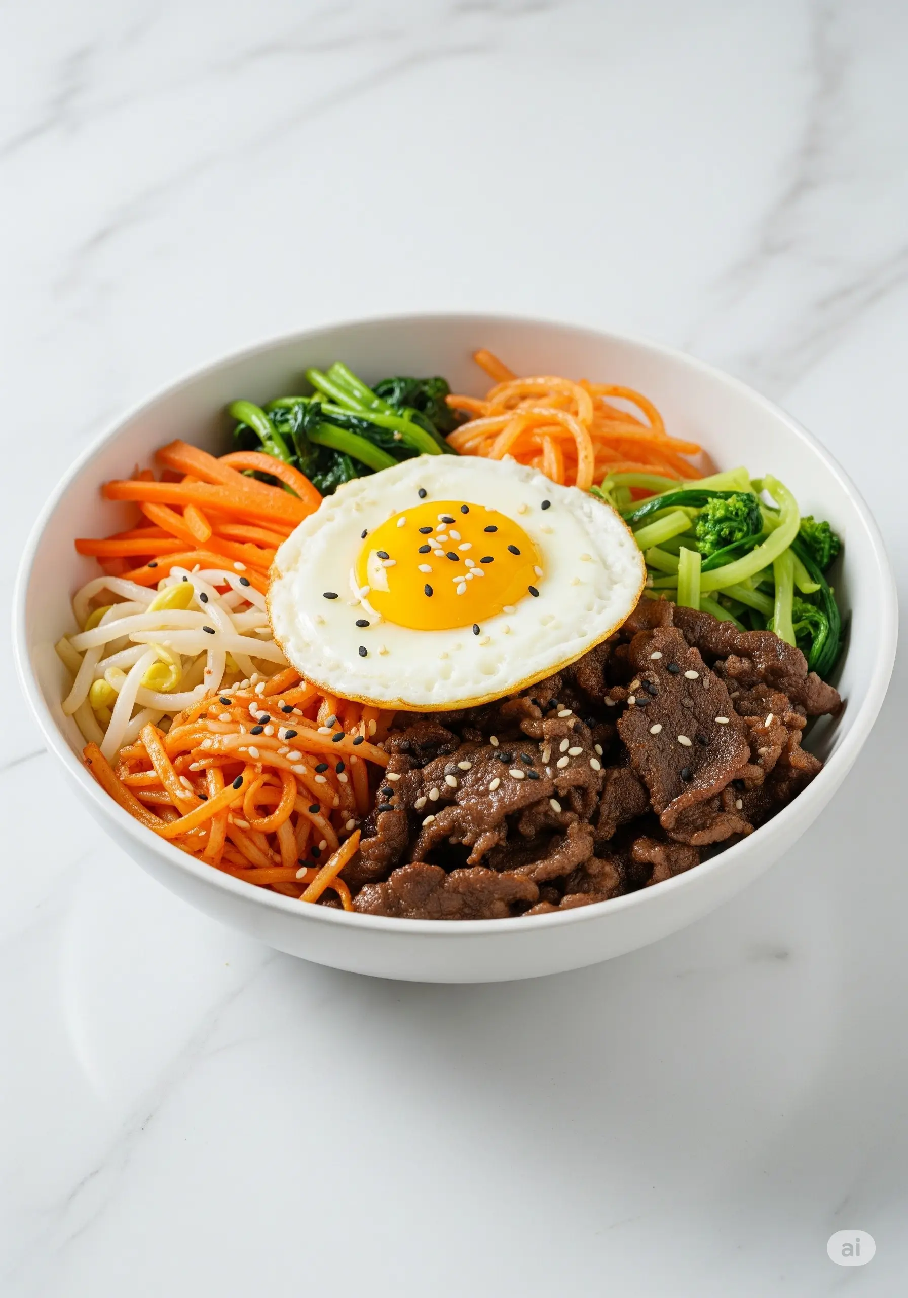 un Bol de Bibimbap Coréen Ultime