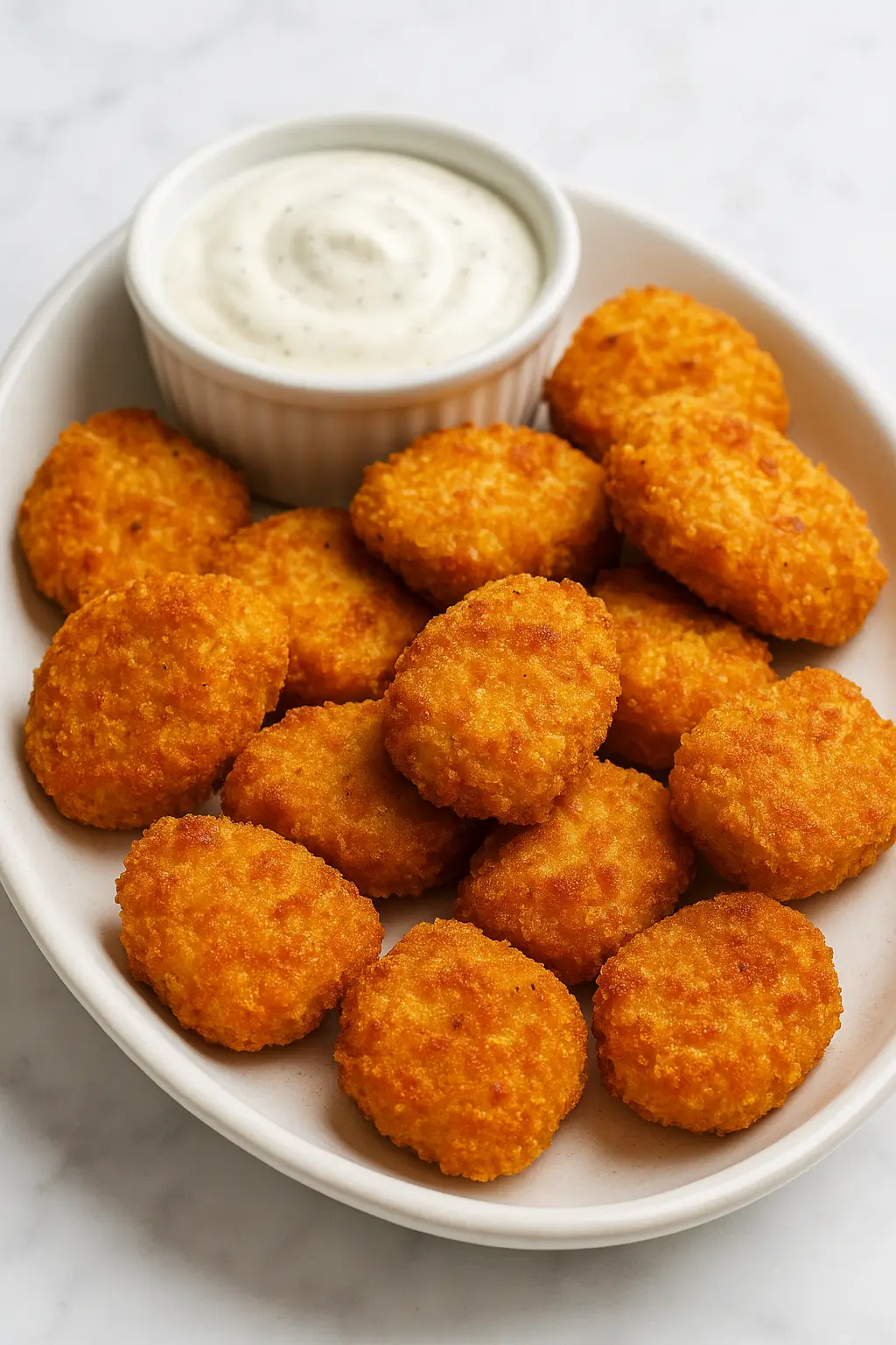 Nuggets de poulet croustillants à l’air fryer