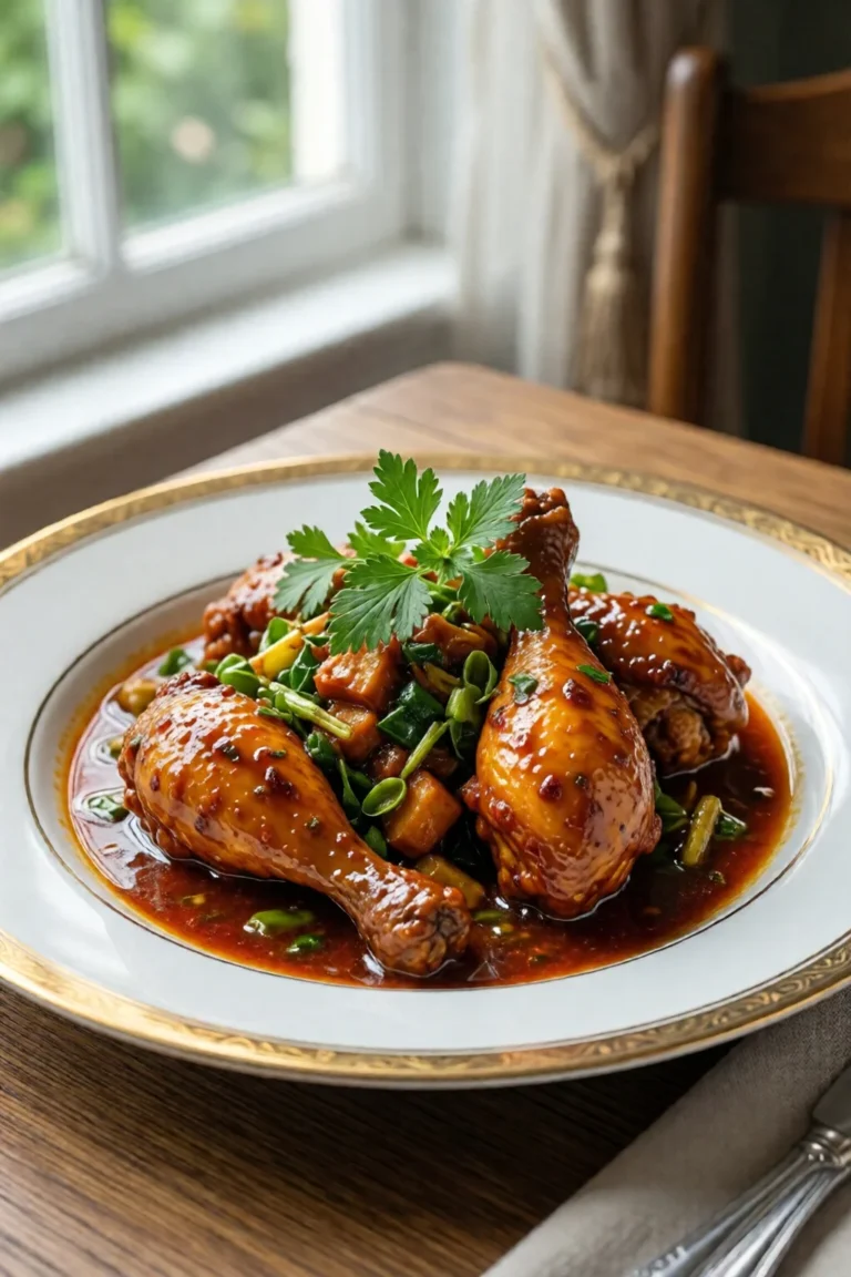 adobo de poulet philippin - recette facile et rapide