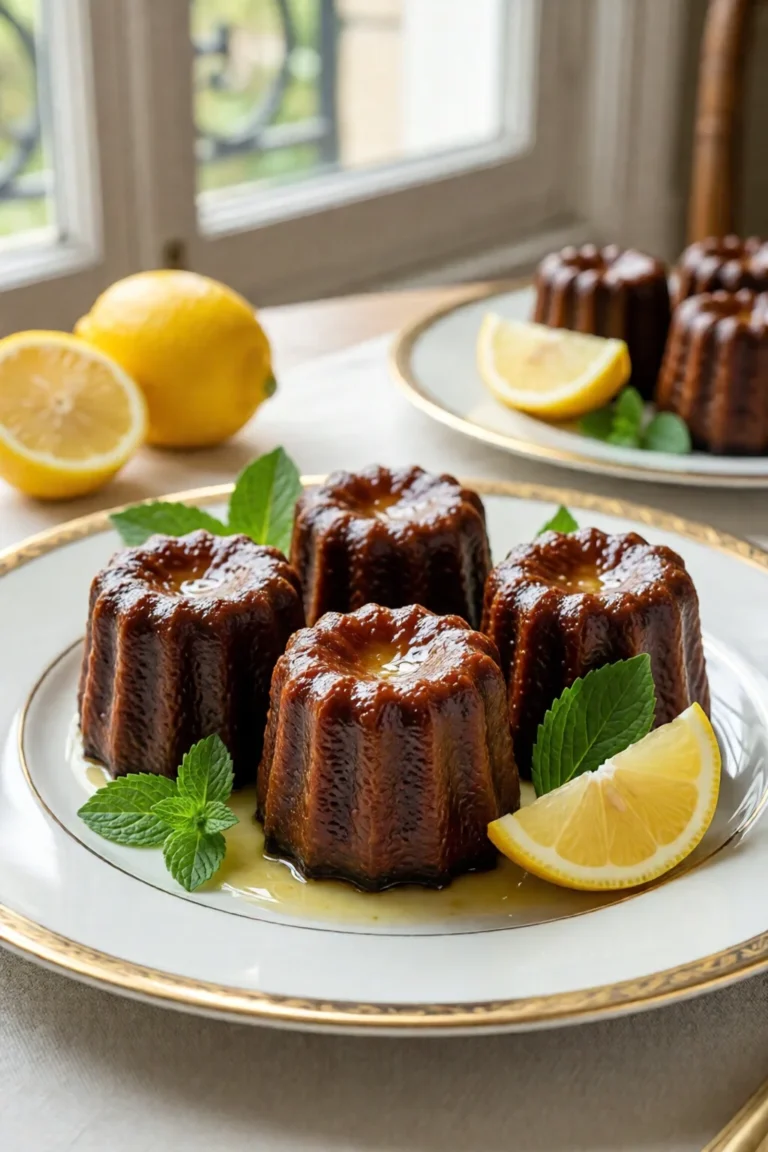 canneles au citron - recette facile et rapide