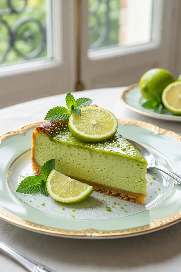 cheesecake au citron vert - recette facile et rapide