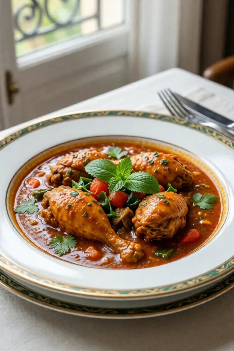 chorba au poulet - recette facile et rapide