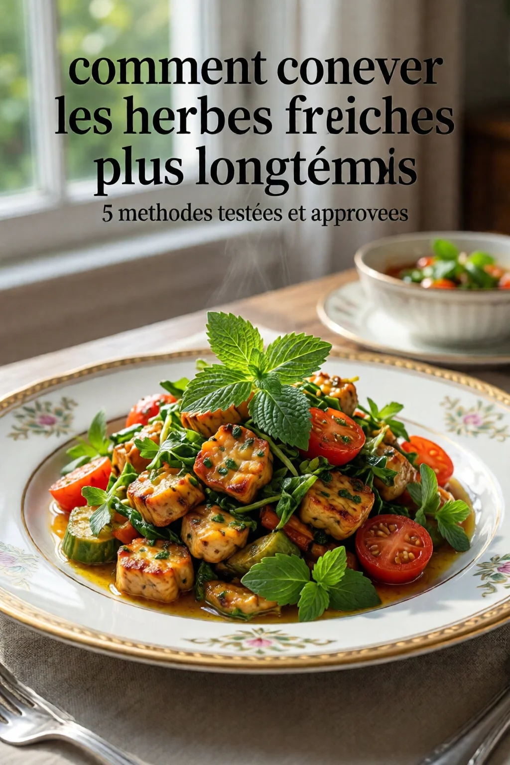 comment conserver les herbes fraiches plus longtemps 5 methodes testees et approuvees - recette facile et rapide