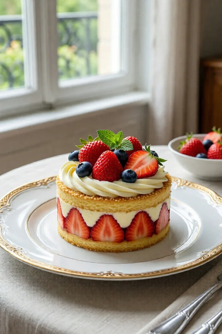 comment faire fraisier traditionnel facile - recette facile et rapide
