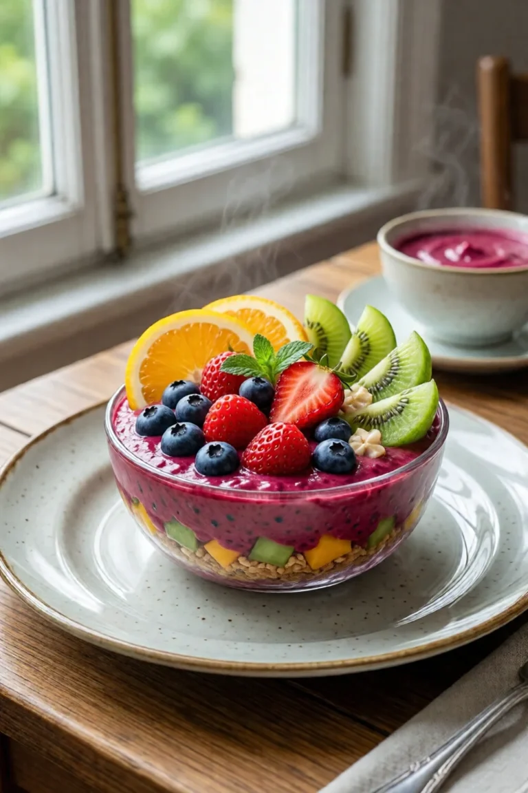 comment faire smoothie bowl fruits rouges - recette facile et rapide