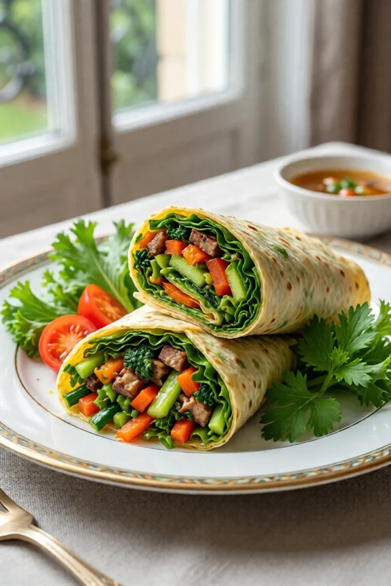 comment faire wrap vegetarien legumes - recette facile et rapide