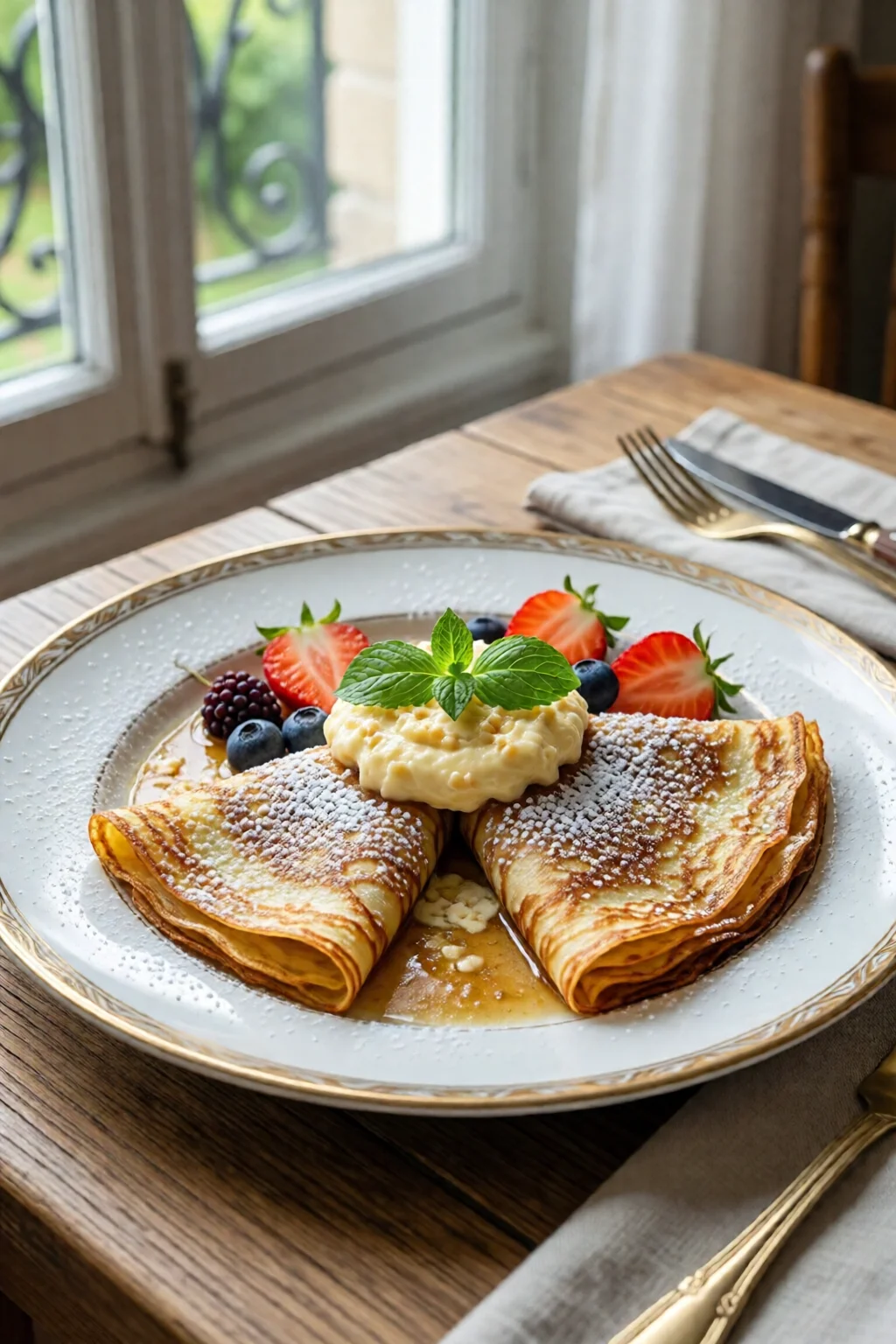 crepe sans sucre maison la recette parfaite - recette facile et rapide