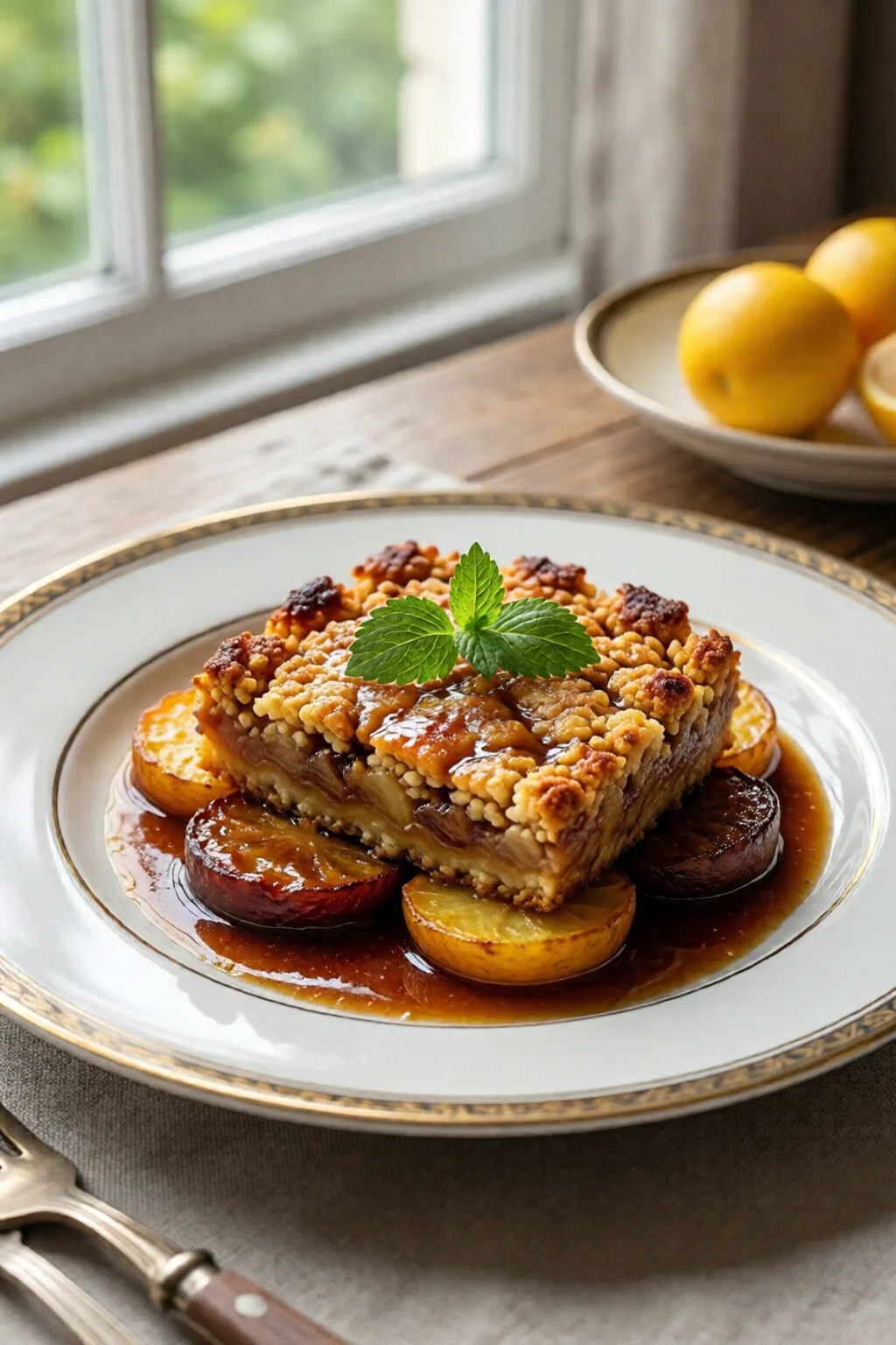 crumble pommes cannelle la meilleure recette maison - recette facile et rapide