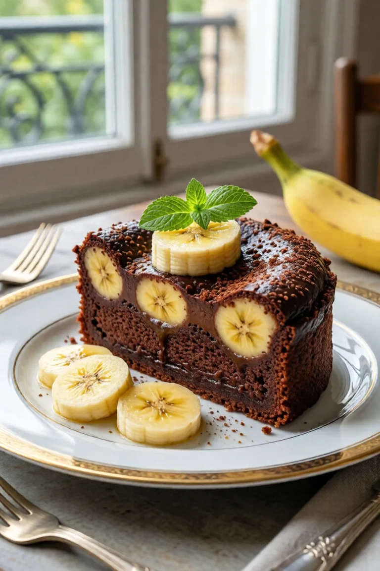 gateau banane chocolat une recette moelleuse et delicieuse - recette facile et rapide