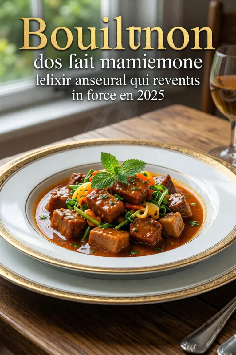 le bouillon dos fait maison lelixir ancestral qui revient en force en 2025 - recette facile et rapide