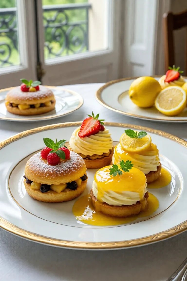 quatre desserts acidules et citronnes - recette facile et rapide