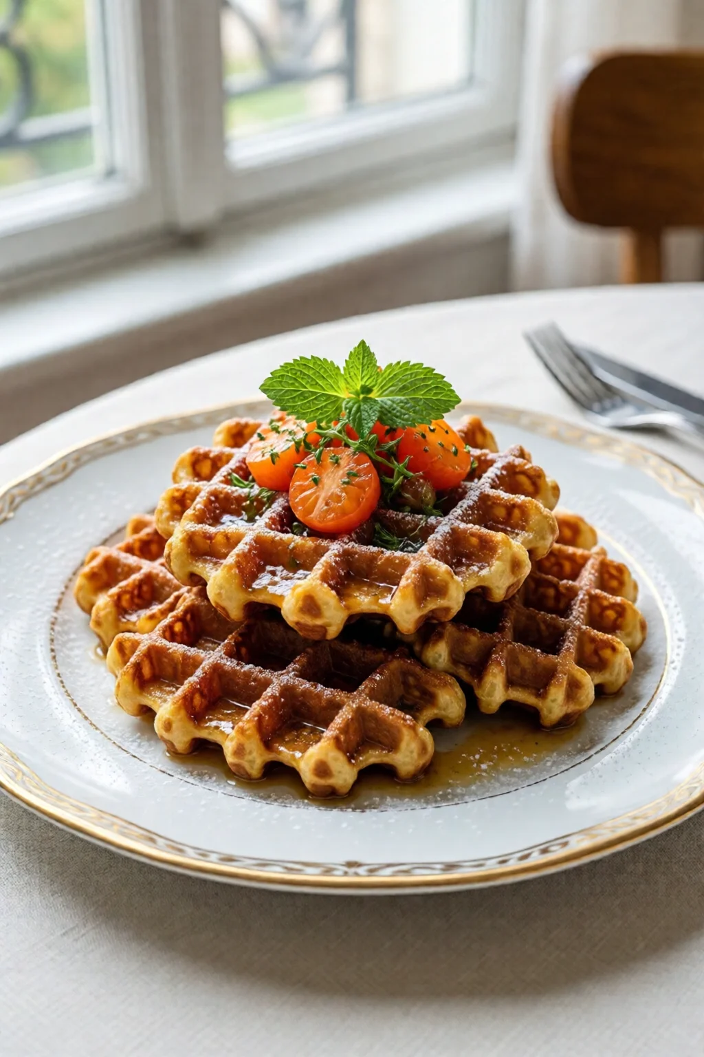 recette de gaufres de bruxelles selon la tradition de grand mere - recette facile et rapide