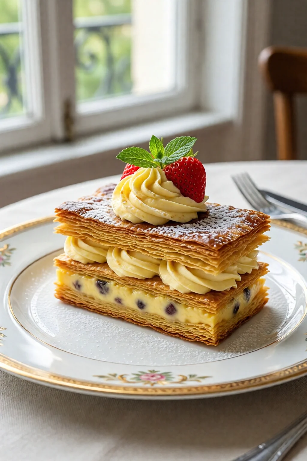 recette de millefeuille creme patissiere facile et delicieuse