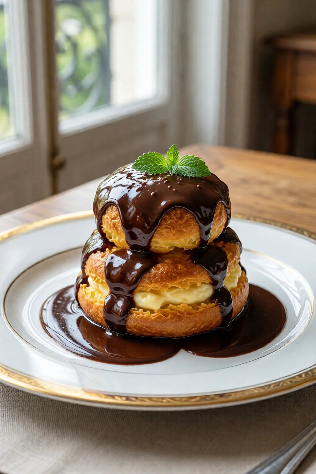 recette de profiteroles sauce chocolat facile et delicieuse - recette facile et rapide