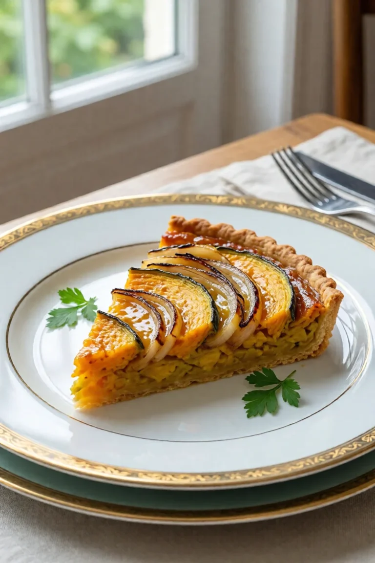 recette tarte salee facile et rapide ma delicieuse tarte a la courge butternut et oignons caramelises - recette facile et rapide