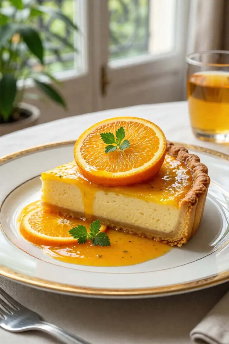 tarte bavarois a lorange - recette facile et rapide