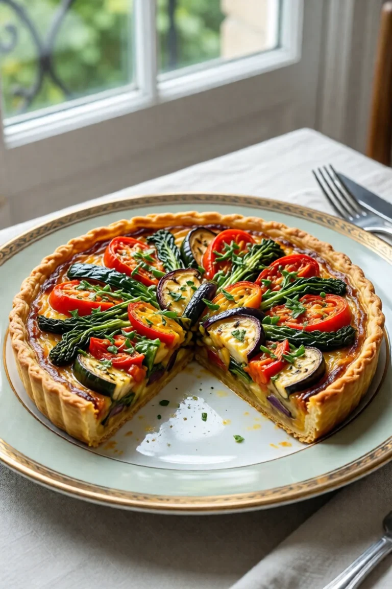 tarte provencale aux legumes - recette facile et rapide